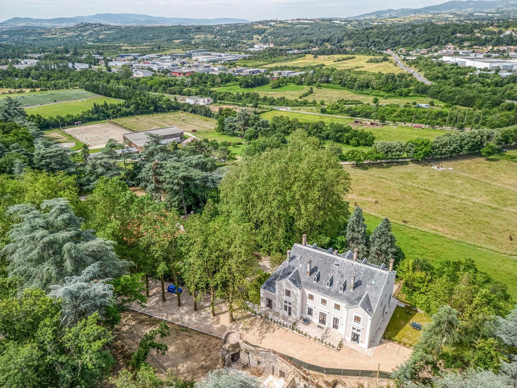 1 - Grand Appartement Spacieux Dans Un Chateau Du 17Eme Siecle, A 15Min De Lyon Vourles Exterior foto